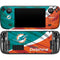 NFL Miami Dolphins Steam Deck Handheld Gaming Computer Skin